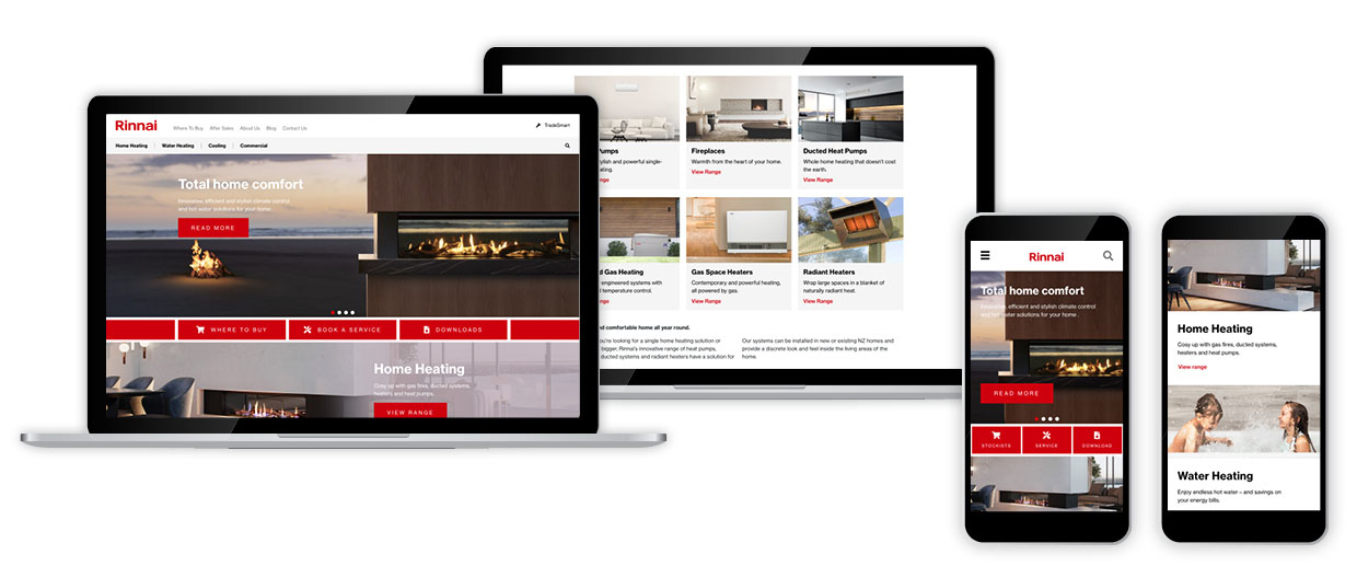 New Rinnai Website